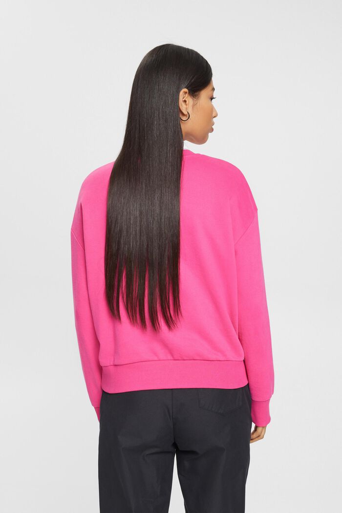 Sweat-shirt de coupe Relaxed Fit, PINK FUCHSIA, detail image number 3