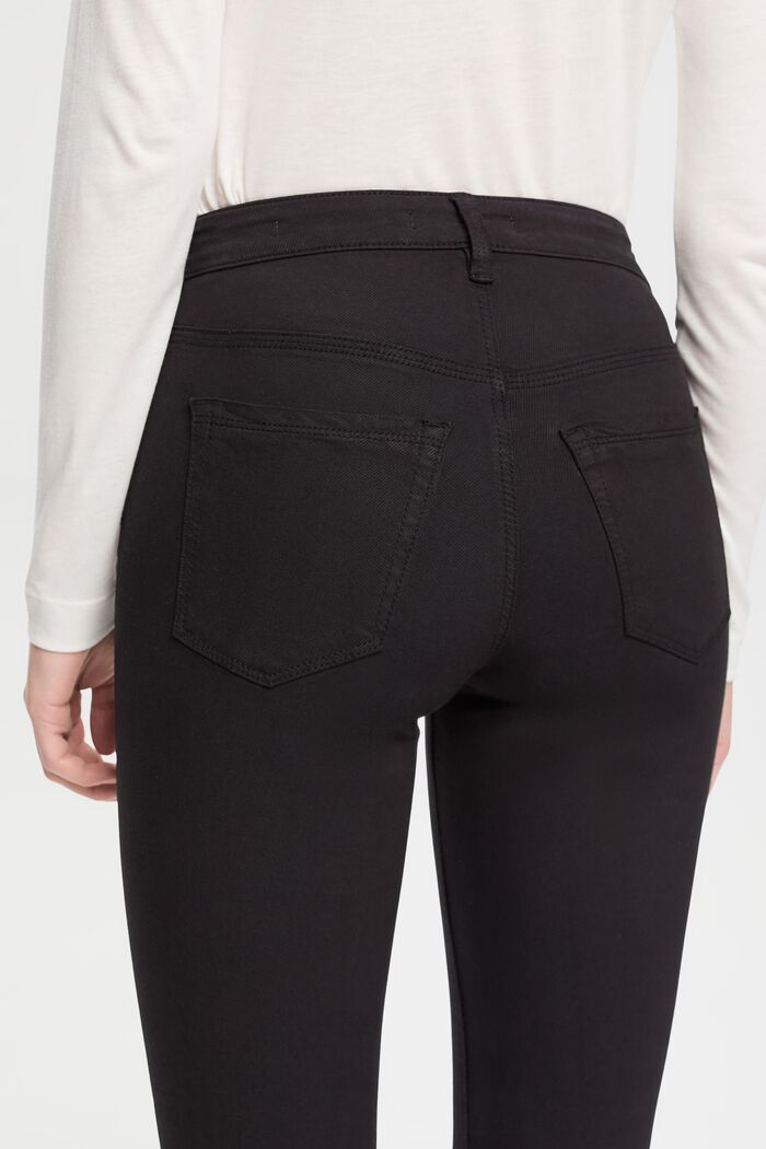 Pantalon stretch, TENCEL™, BLACK, detail image number 4