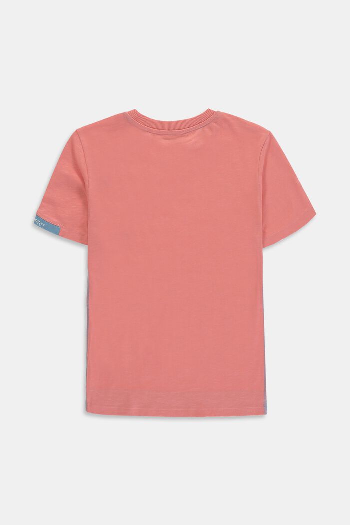 T-shirt au look superposé, 100 % coton, DARK OLD PINK, detail image number 1