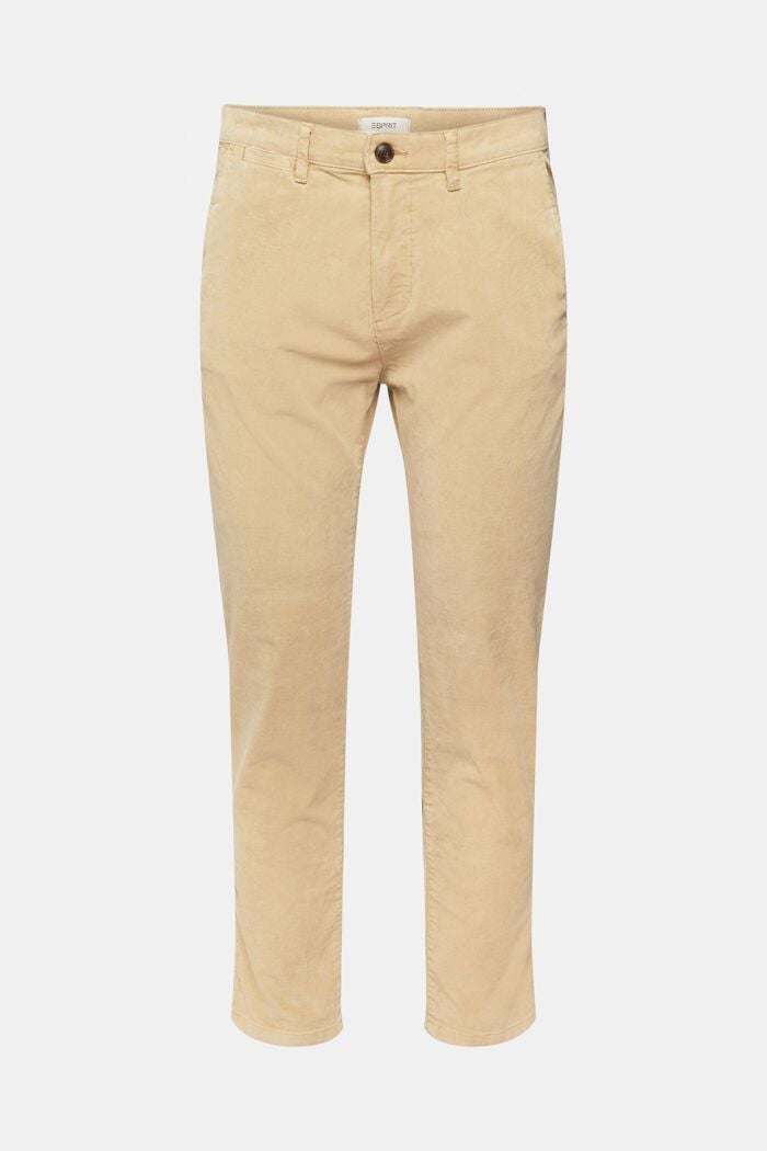 Pantalon en velours côtelé, BEIGE, detail image number 7