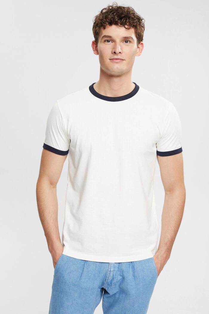 T-shirt en jersey, OFF WHITE, detail image number 0