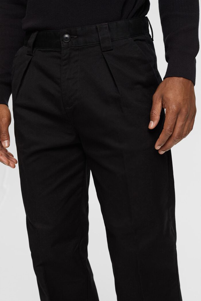 Chino de coupe Wide Fit, BLACK, detail image number 3