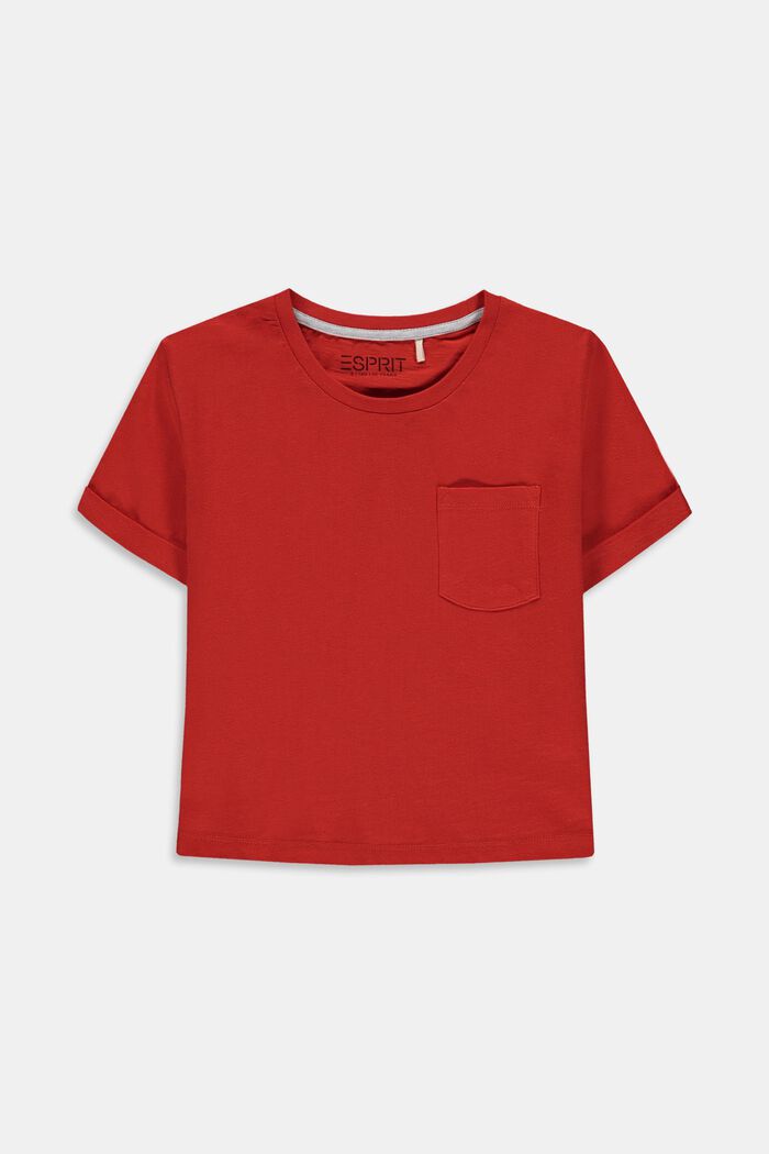T-shirt de coupe carrée, à éléments réfléchissants, RED, detail image number 0