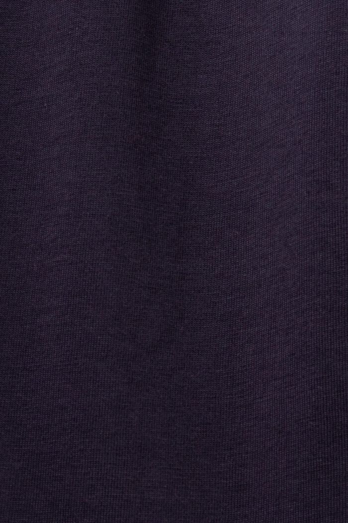 Robe longueur midi en jersey à motif, 100 % coton, NAVY, detail image number 5