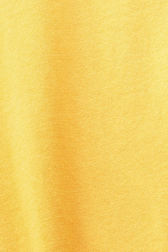 Pull sans manches à col ras-du-cou, SUNFLOWER YELLOW, detail image number 5