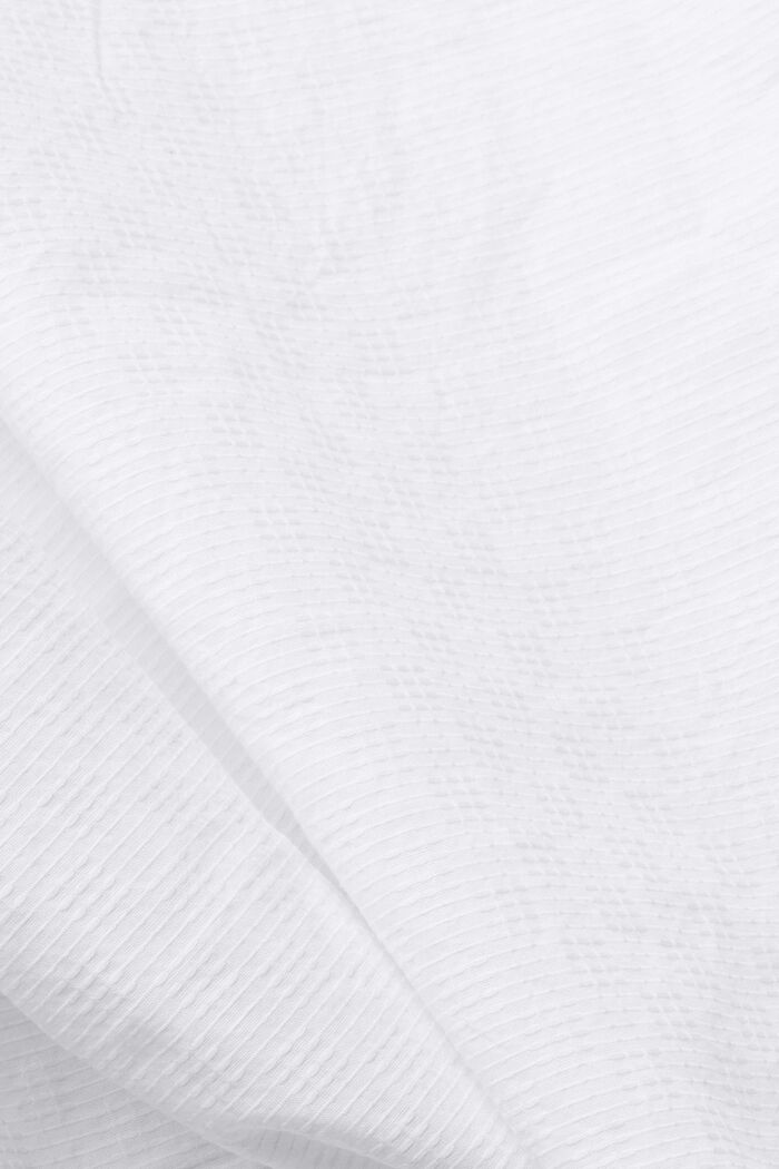 Chemise Slim Fit texturée, WHITE, detail image number 5