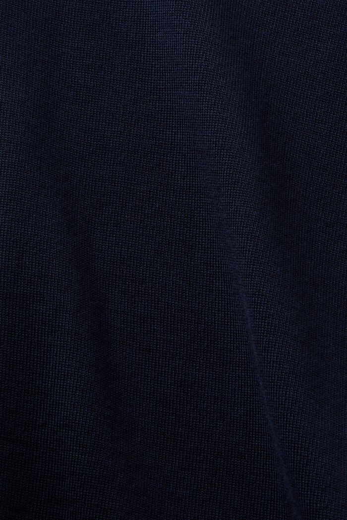 Pull en laine à manches courtes, NAVY, detail image number 5