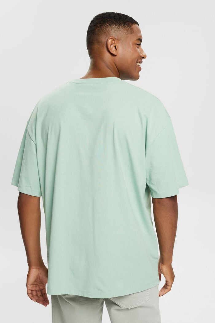 T-shirt en jersey oversize, PASTEL GREEN, detail image number 4