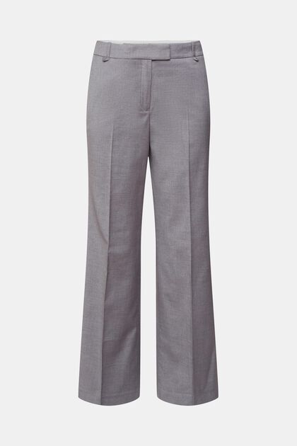 Pantalon mix & match à taille mi-haute, MEDIUM GREY, overview