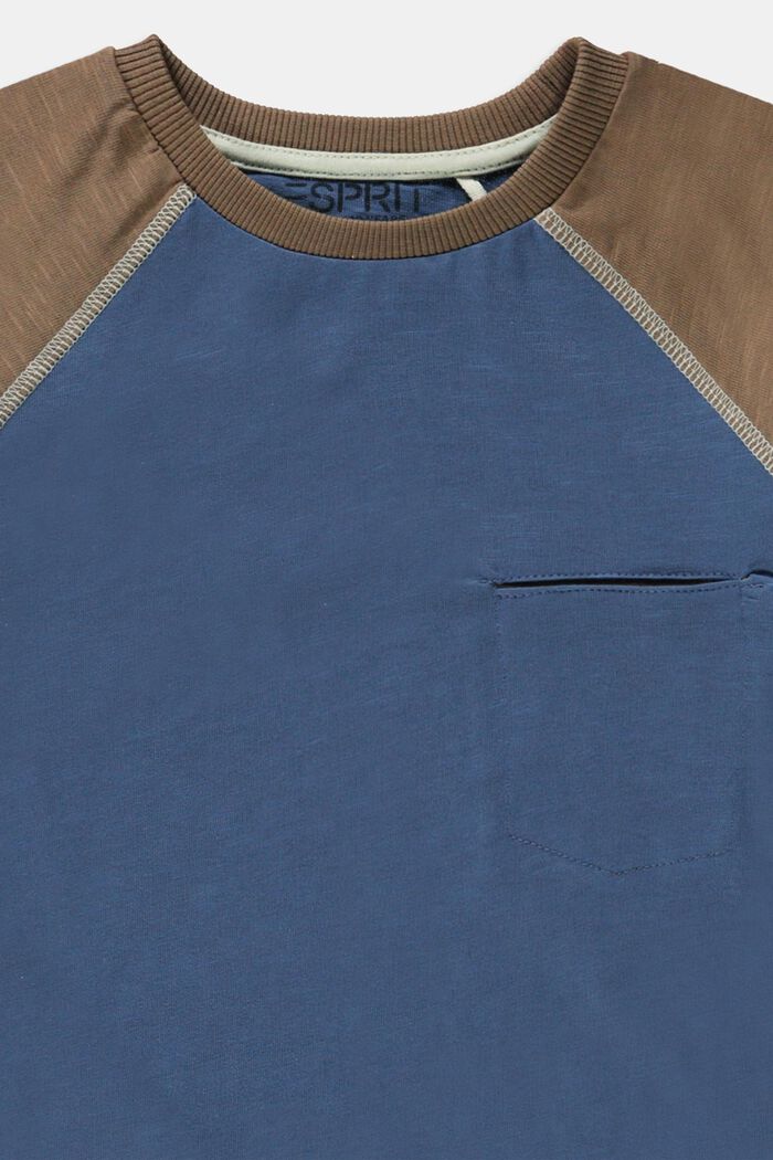 T-shirt 100 % coton, GREY BLUE, detail image number 2