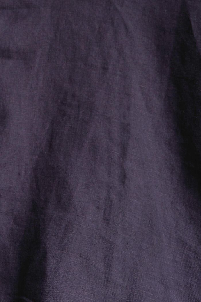 Chemisier 100 % lin, ANTHRACITE, detail image number 4