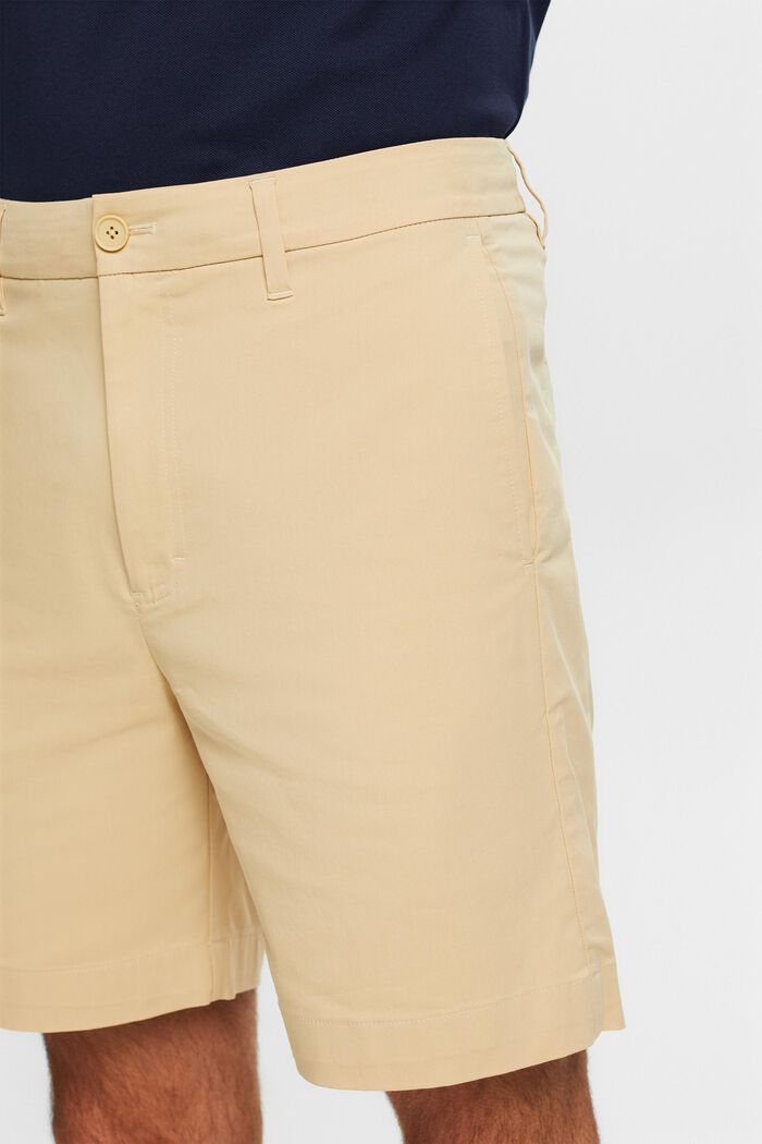 Short chino en twill stretch, SAND, detail image number 4