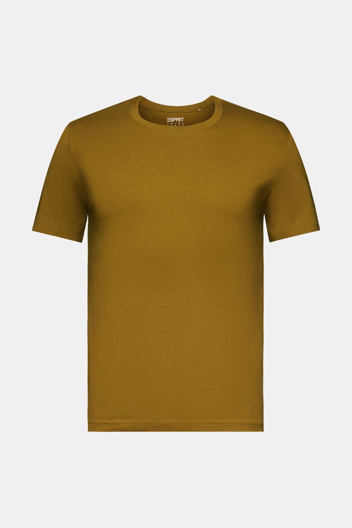 T-shirt en jersey de coton biologique, OLIVE, detail image number 6