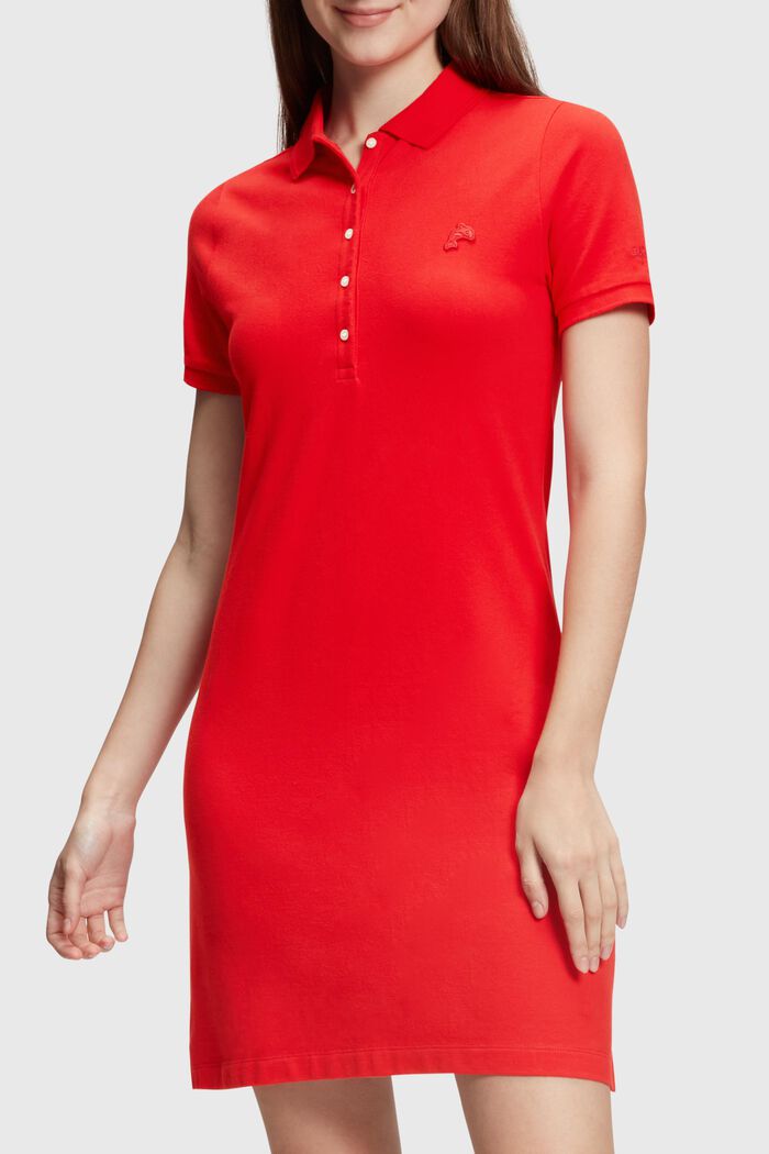 Robe polo classique Dolphin Tennis Club, RED, detail image number 0