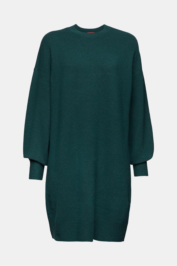 Mini-robe en maille, EMERALD GREEN, detail image number 6