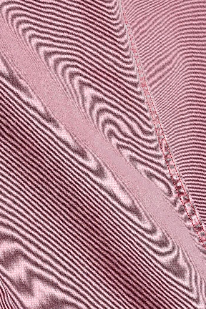 Pantalon stretch à teneur en coton biologique, MAUVE, detail image number 4