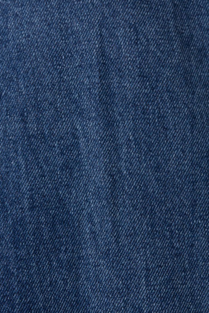 Jean taille haute de coupe évasée rétro, BLUE MEDIUM WASHED, detail image number 5