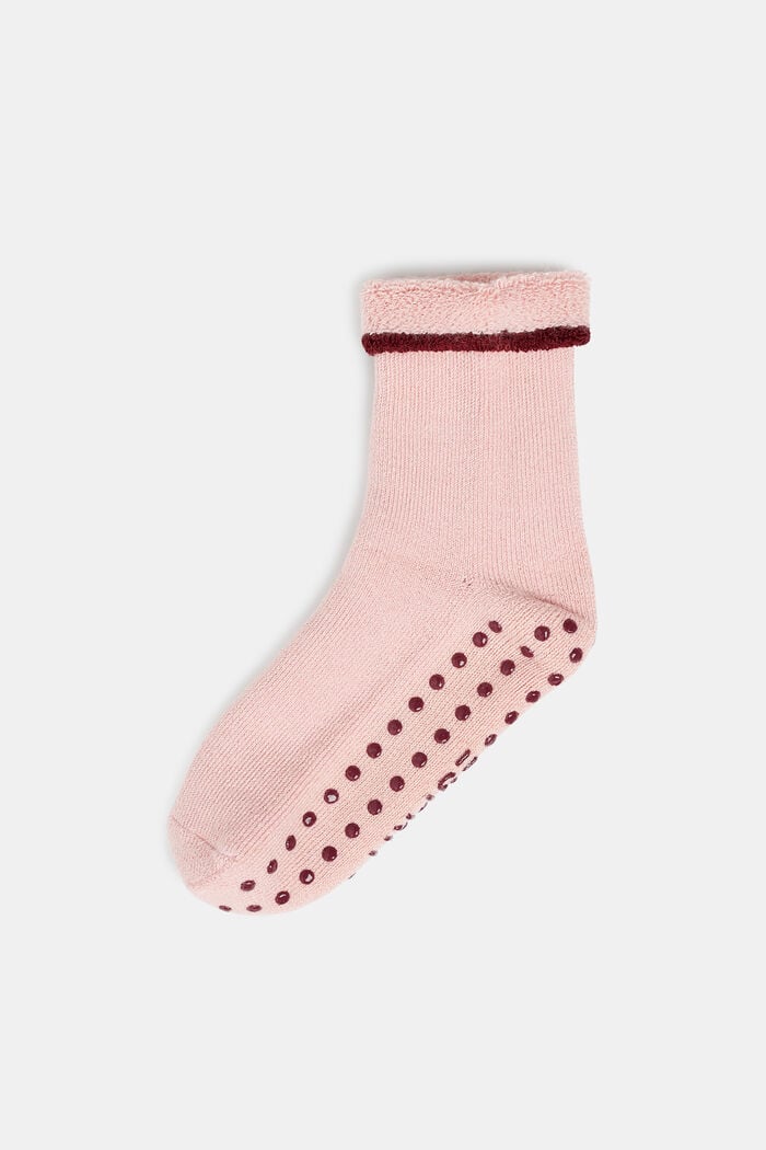Douces chaussettes antidérapantes, laine mélangée, ENGLISH ROSE, detail image number 0
