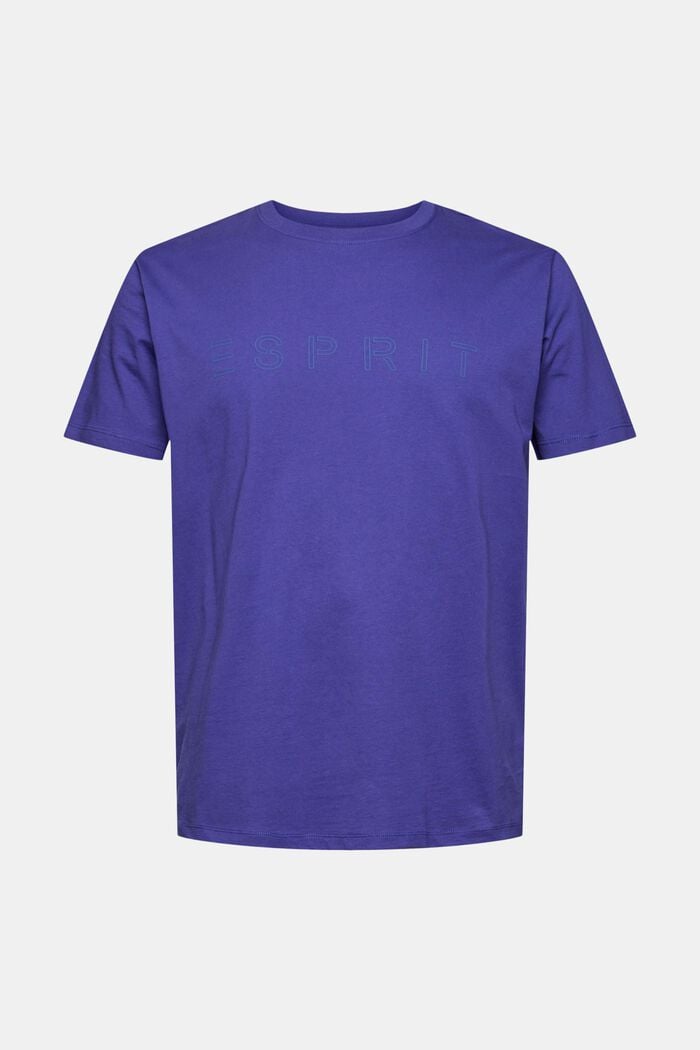 T-shirt en jersey animé d´un logo imprimé, DARK PURPLE, overview