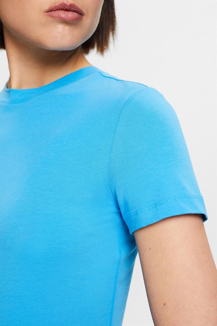 T-shirt à col ras-du-cou, BLUE, detail image number 3