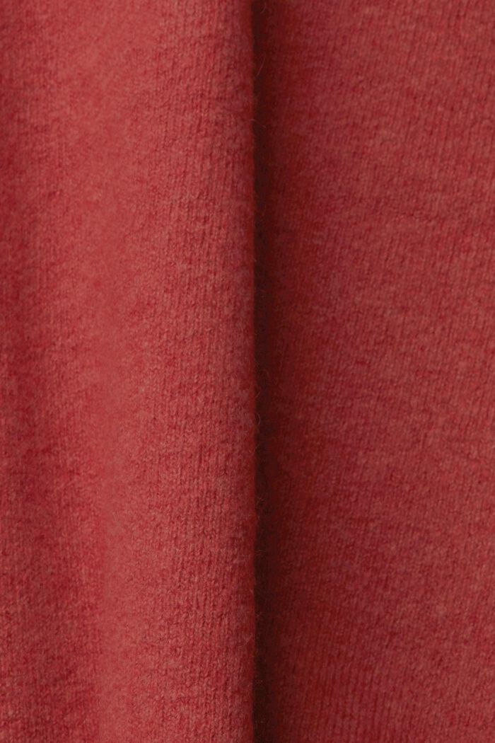 Pull-over en laine mélangée, TERRACOTTA, detail image number 1