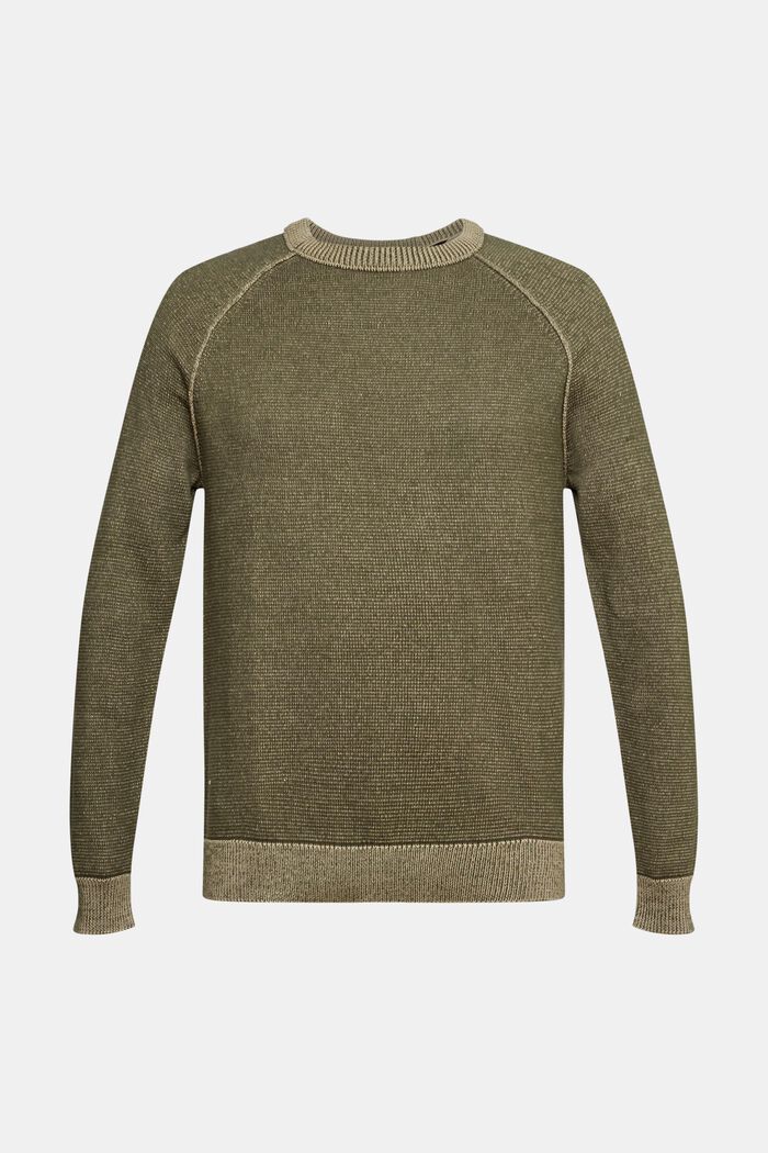 Pull-over en maille chinée