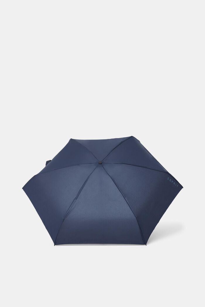 Mini parapluie de poche uni, BLUE, overview