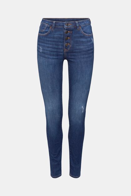 Jean stretch Skinny Fit, BLUE DARK WASHED, overview