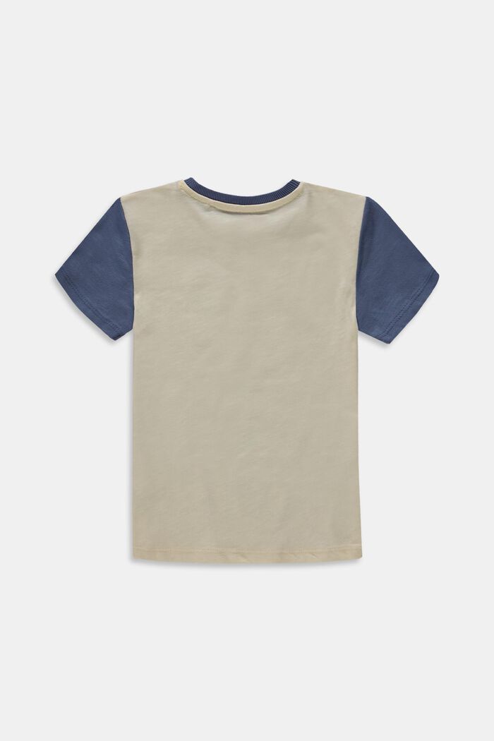 T-shirt à imprimé, 100 % coton, CREAM BEIGE, detail image number 1