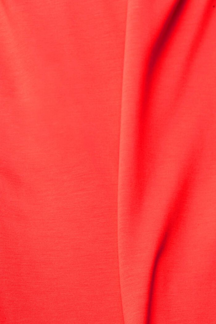 En TENCEL™ : le t-shirt à encolure en V, RED, detail image number 4