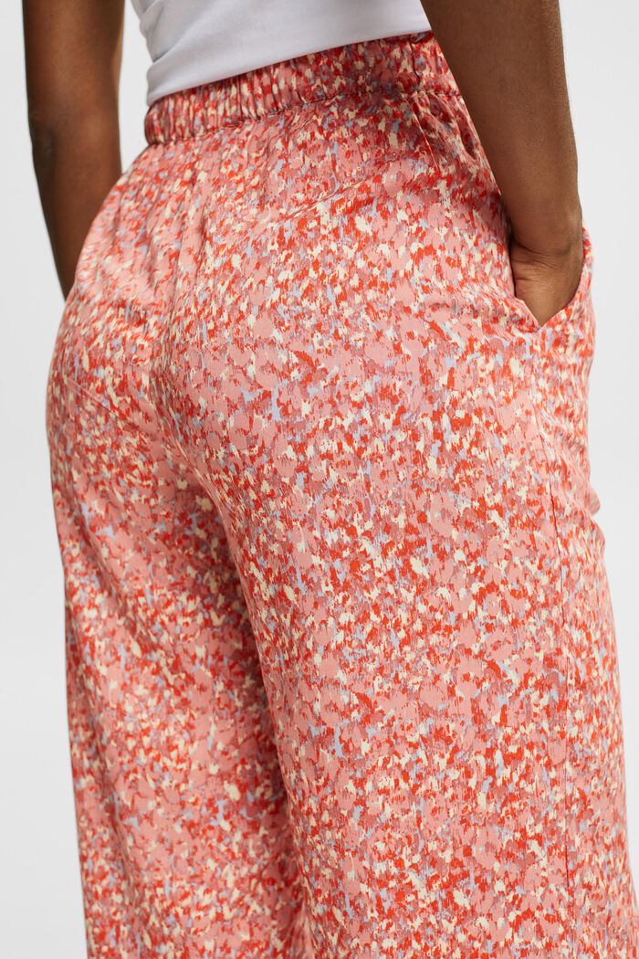 Pantalon de pyjama imprimé, LENZING™ ECOVERO™, TERRACOTTA, detail image number 4