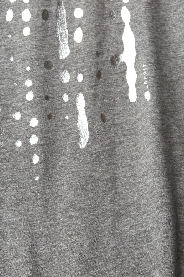 T-shirt à imprimé métallique, MEDIUM GREY, detail image number 4