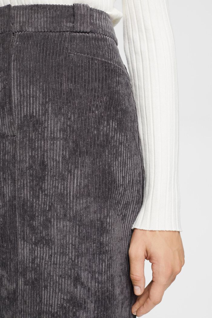 Mini-jupe en velours côtelé, ANTHRACITE, detail image number 2