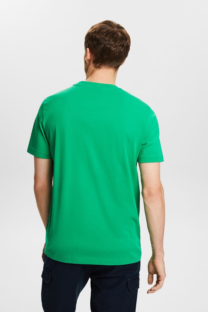 T-shirt en jersey à col ras-du-cou, NEW GREEN, detail image number 3