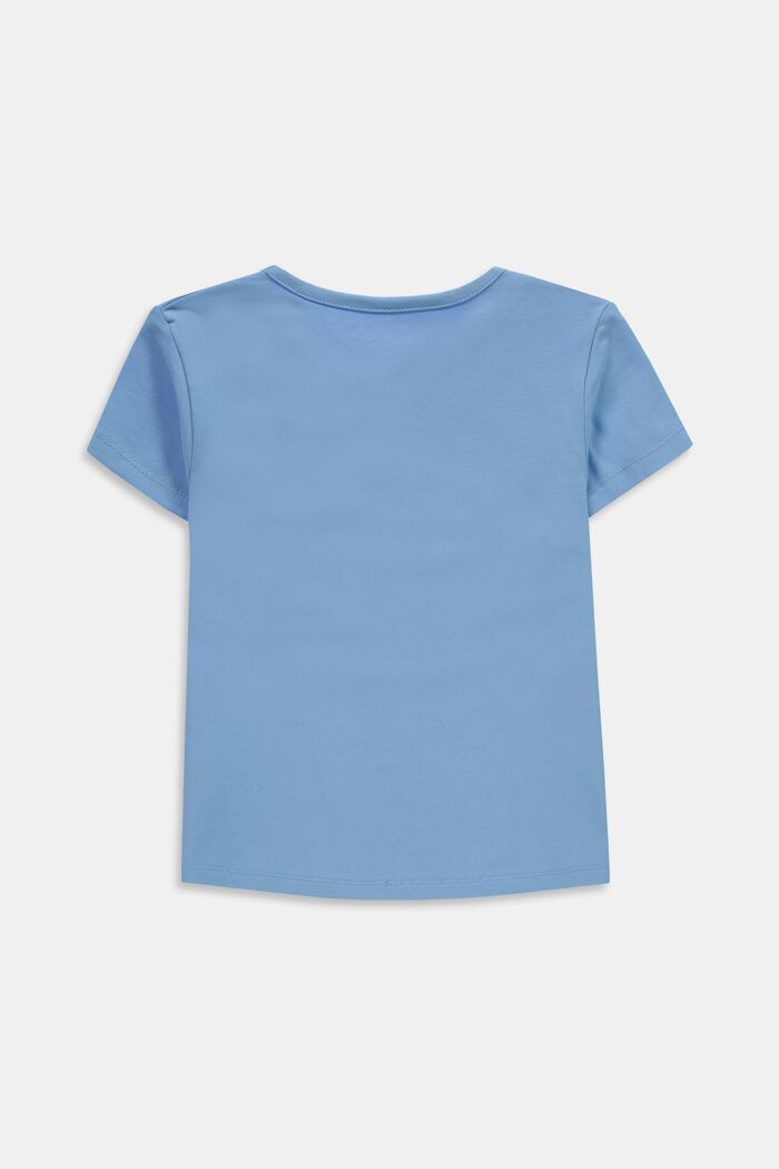 T-shirt à imprimé surf en coton, BRIGHT BLUE, detail image number 1