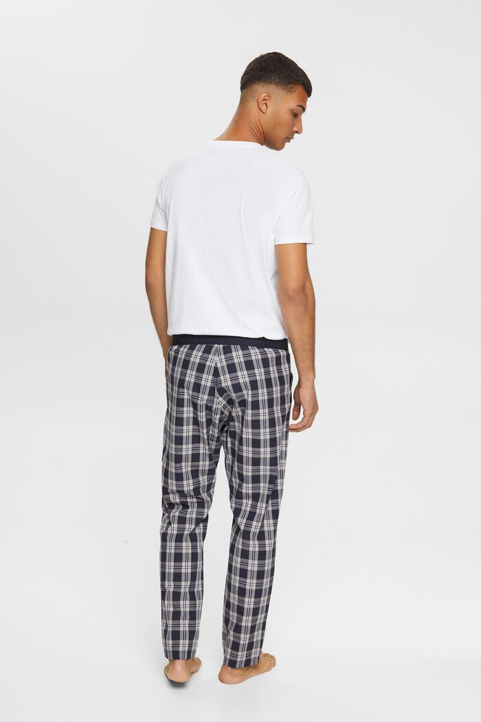 Pantalon de pyjama à carreaux, NAVY, detail image number 4