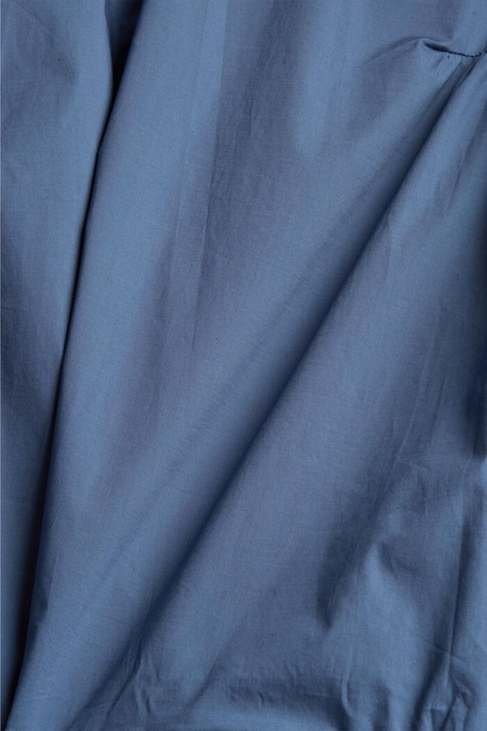 Robe à volant en coton, GREY BLUE, detail image number 4