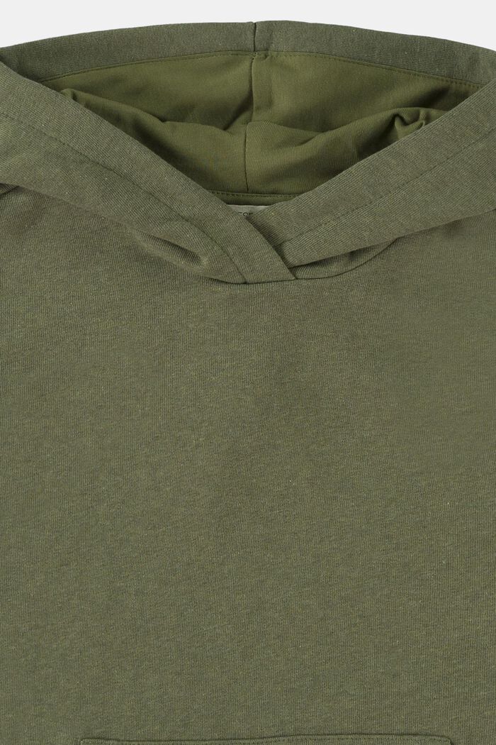 Sweat-shirt sans manches à capuche, OLIVE, detail image number 2