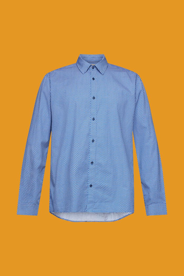 T-shirt de coupe Slim Fit à motif all-over, BLUE, detail image number 6