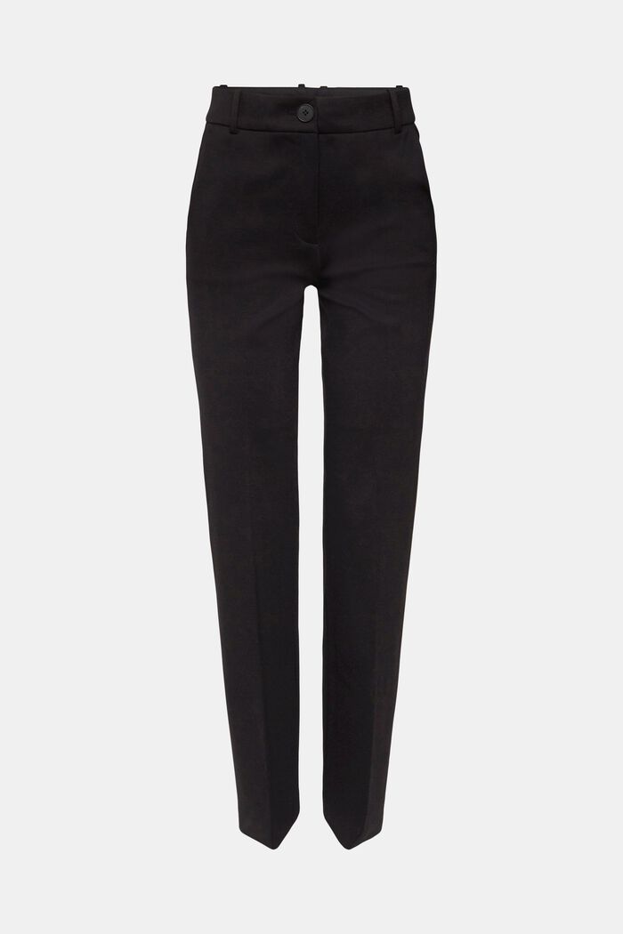 Pantalon stretch de coupe bootcut à taille haute, BLACK, detail image number 7
