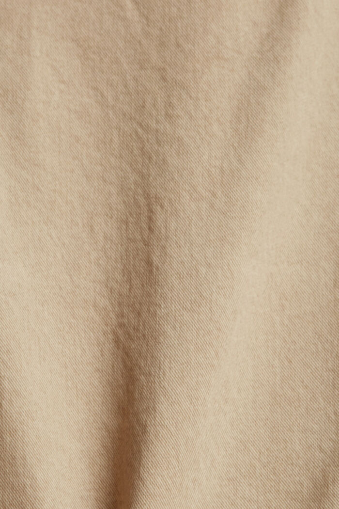 Jupe-culotte en denim à effets destroy, SAND, detail image number 4