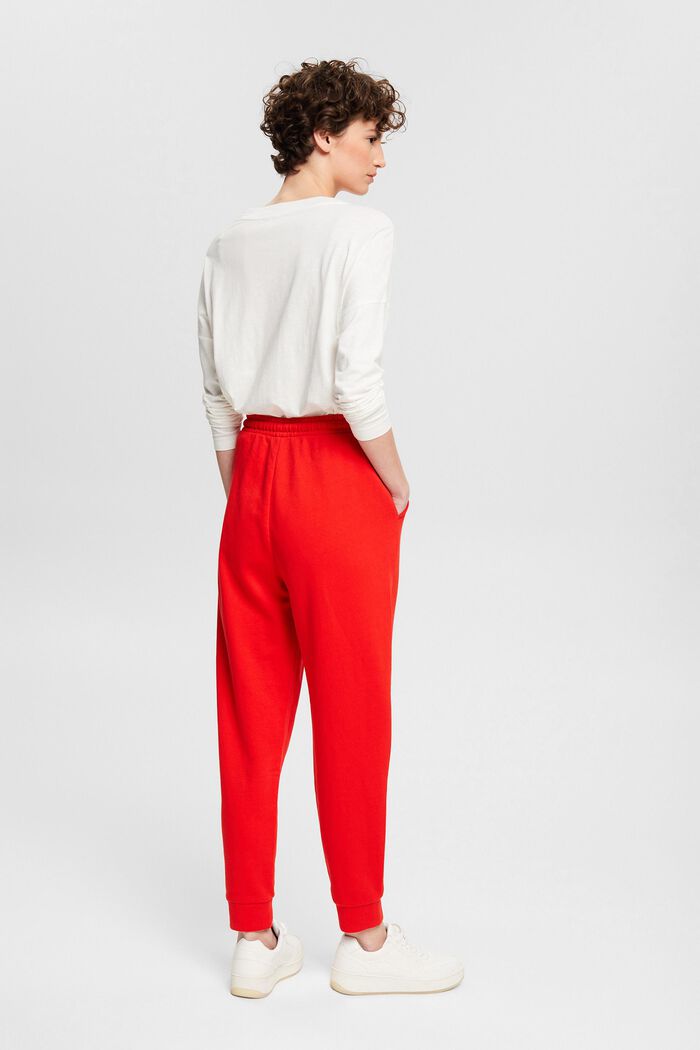 Pantalon de jogging, 100 % coton, ORANGE RED, detail image number 3