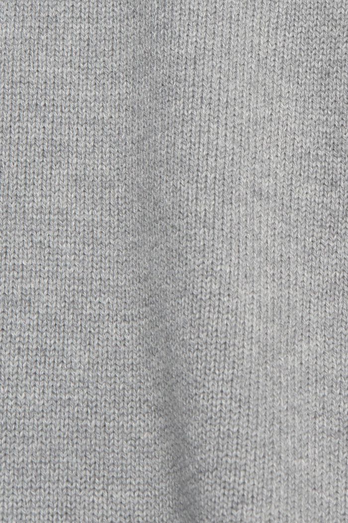 Pull en maille de coton durable, MEDIUM GREY, detail image number 5