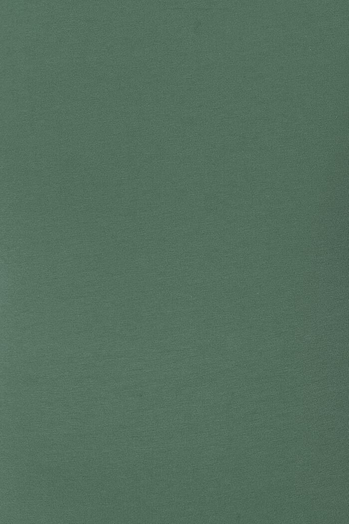 T-shirt à encolure en V, LENZING™ ECOVERO™, VINYARD GREEN, detail image number 5
