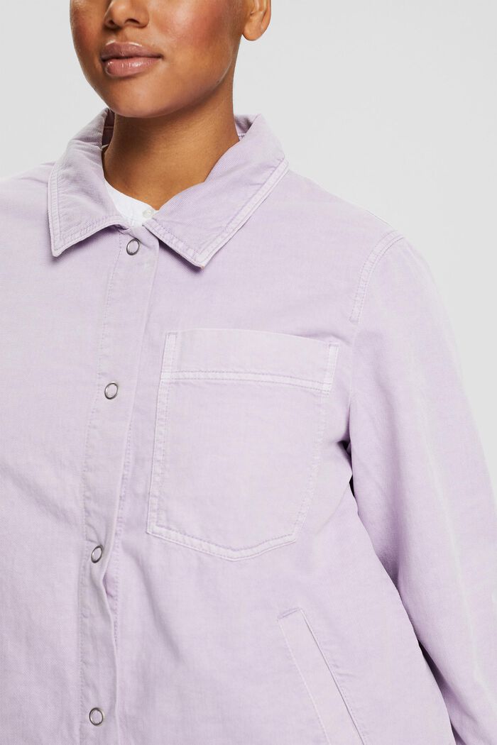 Modèle CURVY à teneur en TENCEL™ : Veste chemise, LILAC, detail image number 2