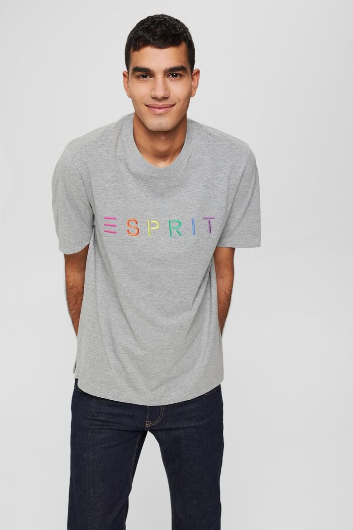 T-shirt en jersey orné d´un logo, LENZING™ ECOVERO™