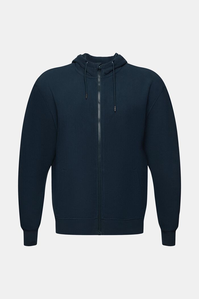 Sweat-shirt à capuche en molleton, PETROL BLUE, detail image number 6