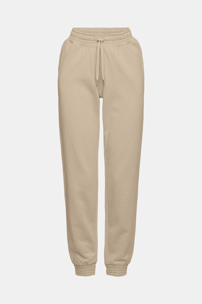 Pantalon de jogging, 100 % coton, LIGHT TAUPE, detail image number 8