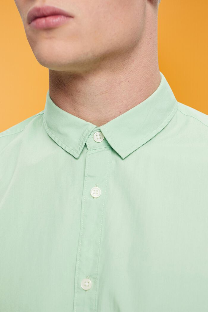 T-shirt Slim Fit en coton durable, PASTEL GREEN, detail image number 2