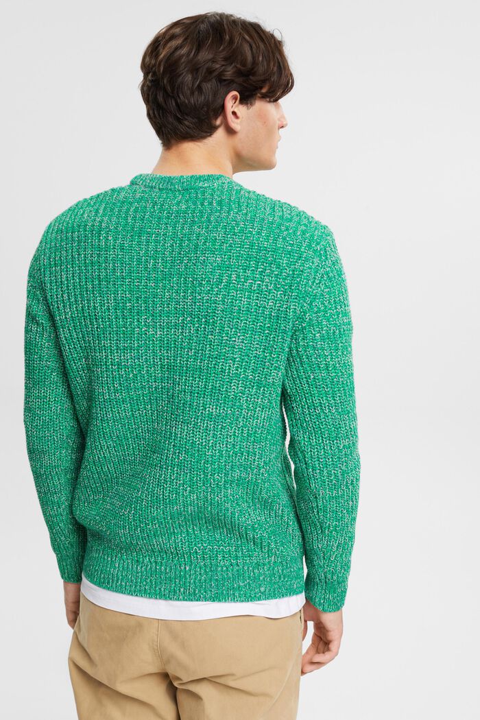 Pull-over en maille multicolore, LIGHT GREEN, detail image number 3